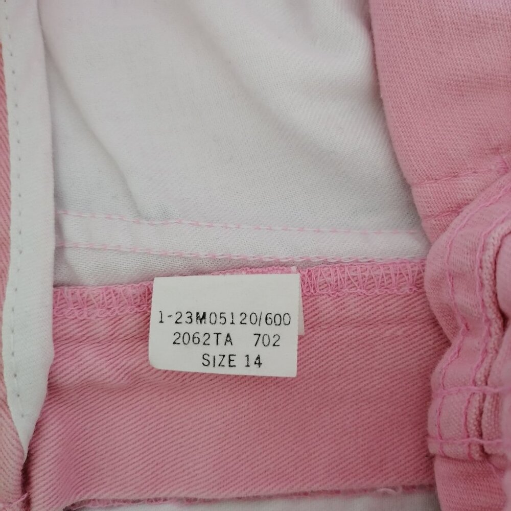 Vintage Talbots Pink 5-Pockes Denim High Rise Mom Jeans Petites Size 14 - Picture 7 of 7